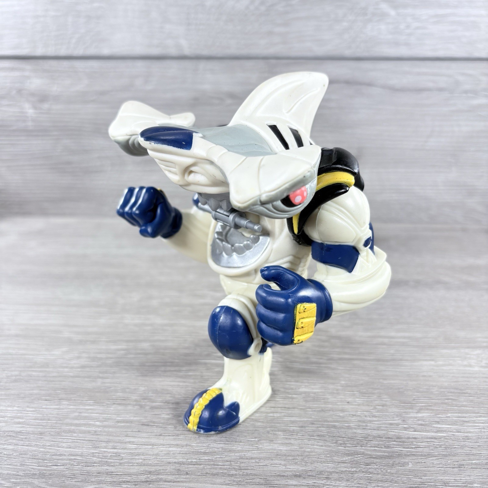 Vintage 1996 Street Wise Street Sharks Space Force Jab Hammerhead Shark Figure