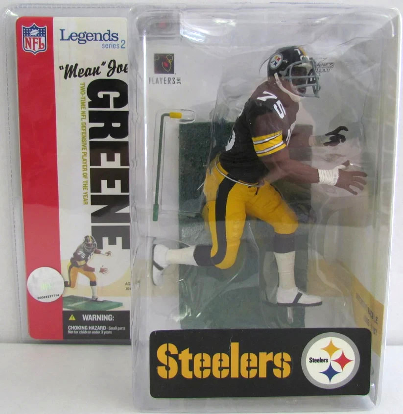 McFarlane NFL Football Legends 2 MEAN JOE GREENE action figure-Steelers-HOF-NIB