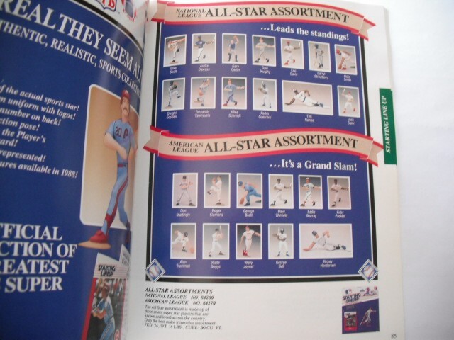 1988 Kenner Toy Fair Catalog Mask Silverhawks Ghostbusters STARTING LINEUPS MJ