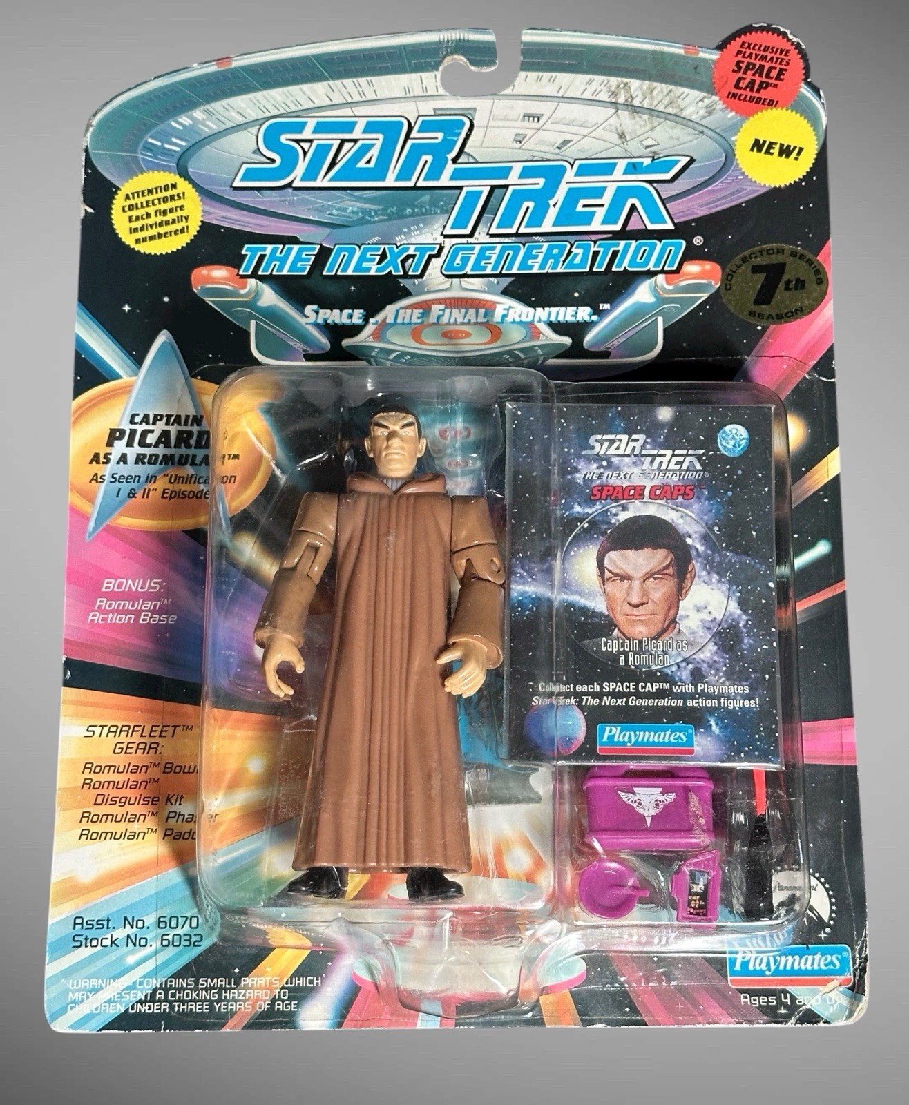 STAR TREK Generations Captain Picard Action Figure (1994) New Sealed Vtg.