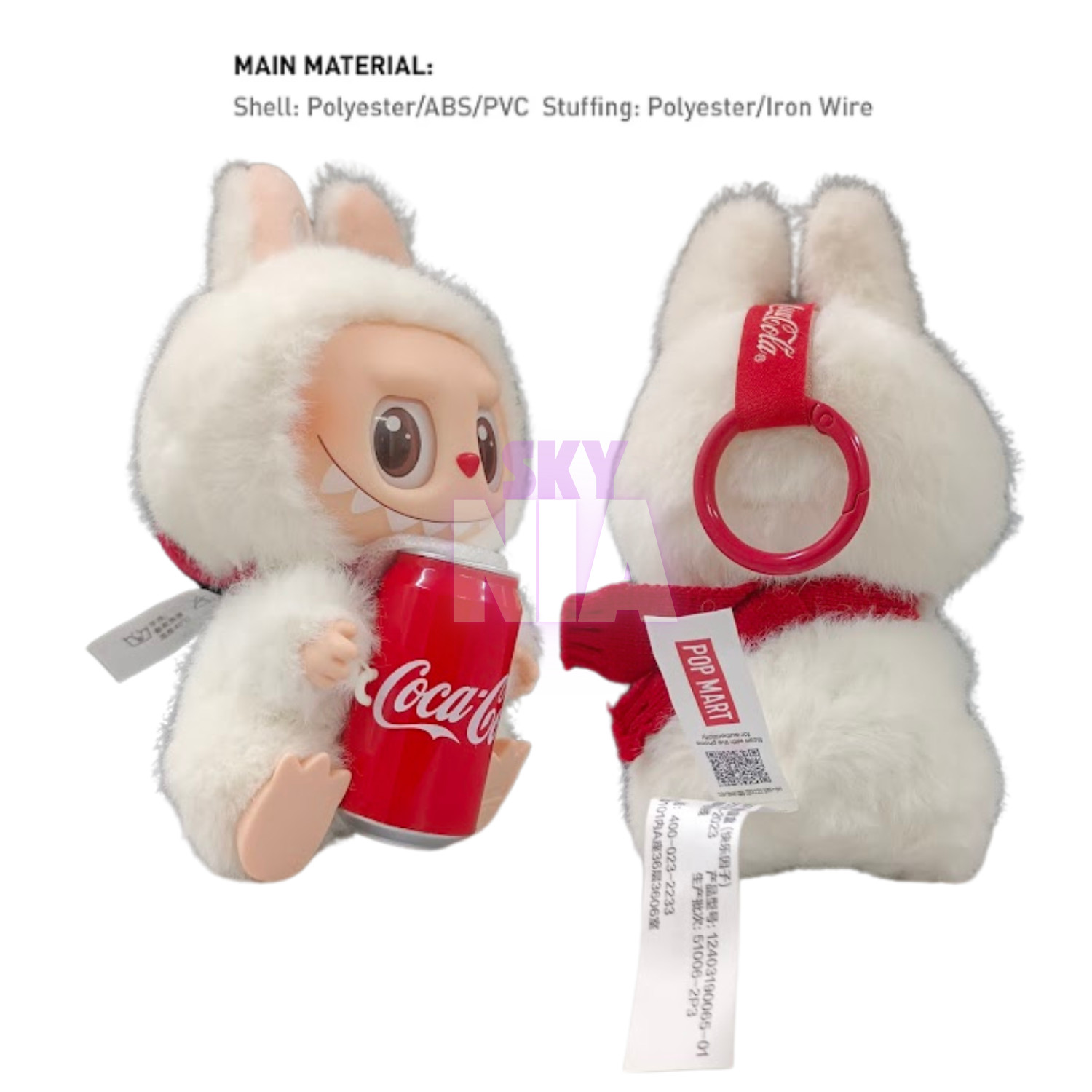 Authentic Have a Seat Labubu Pop Mart ‘COLA’ The Monsters Plush set