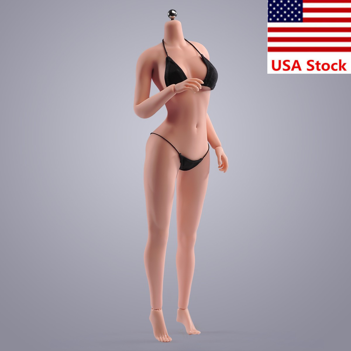 1/6 Female Normal Skin Large Bust Breast Flexible Body For 12”Figure Model