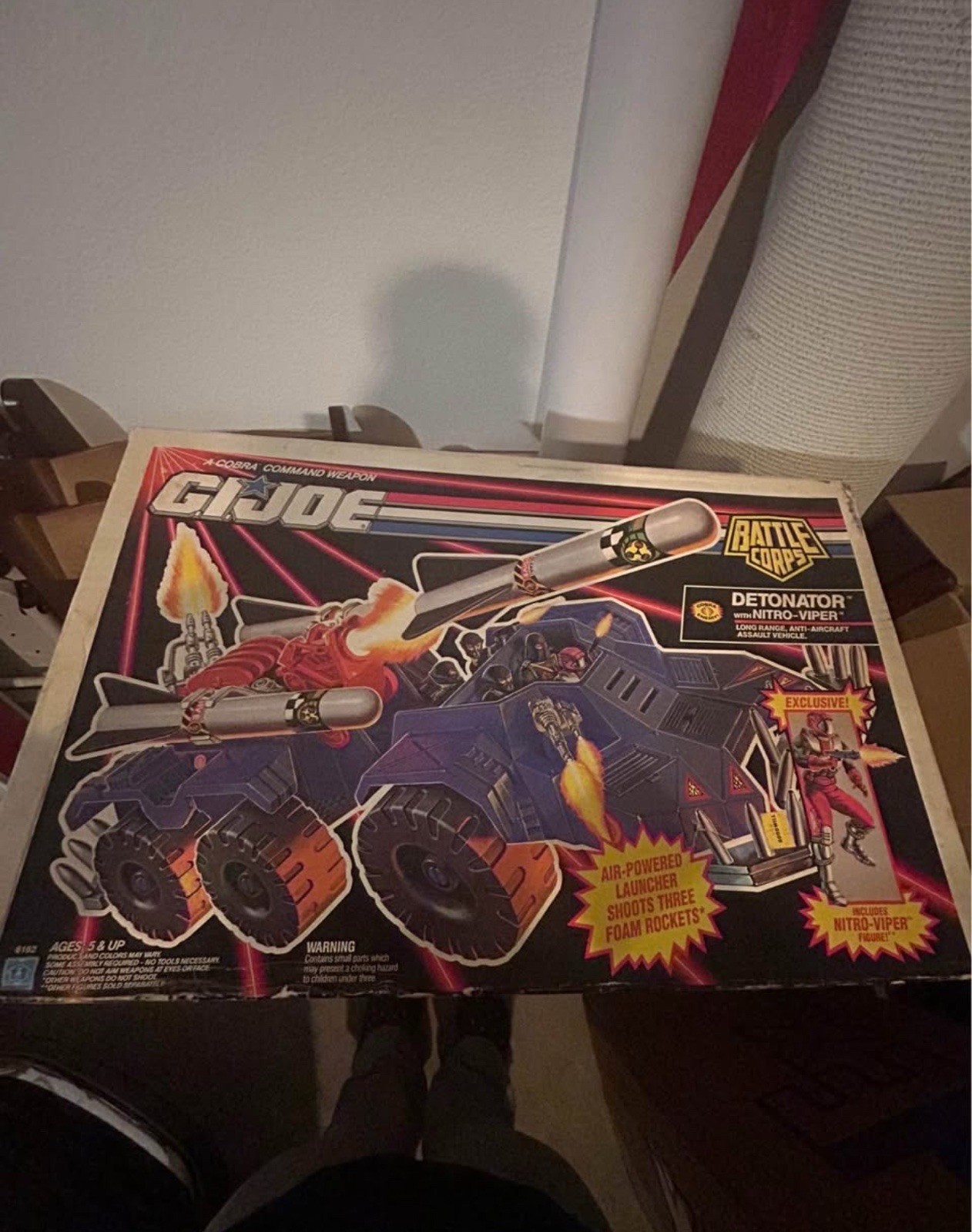 Detonator Nitro-Viper 1993 GI Joe Cobra Battle Corps MISB Vintage Hasbro (79/80)