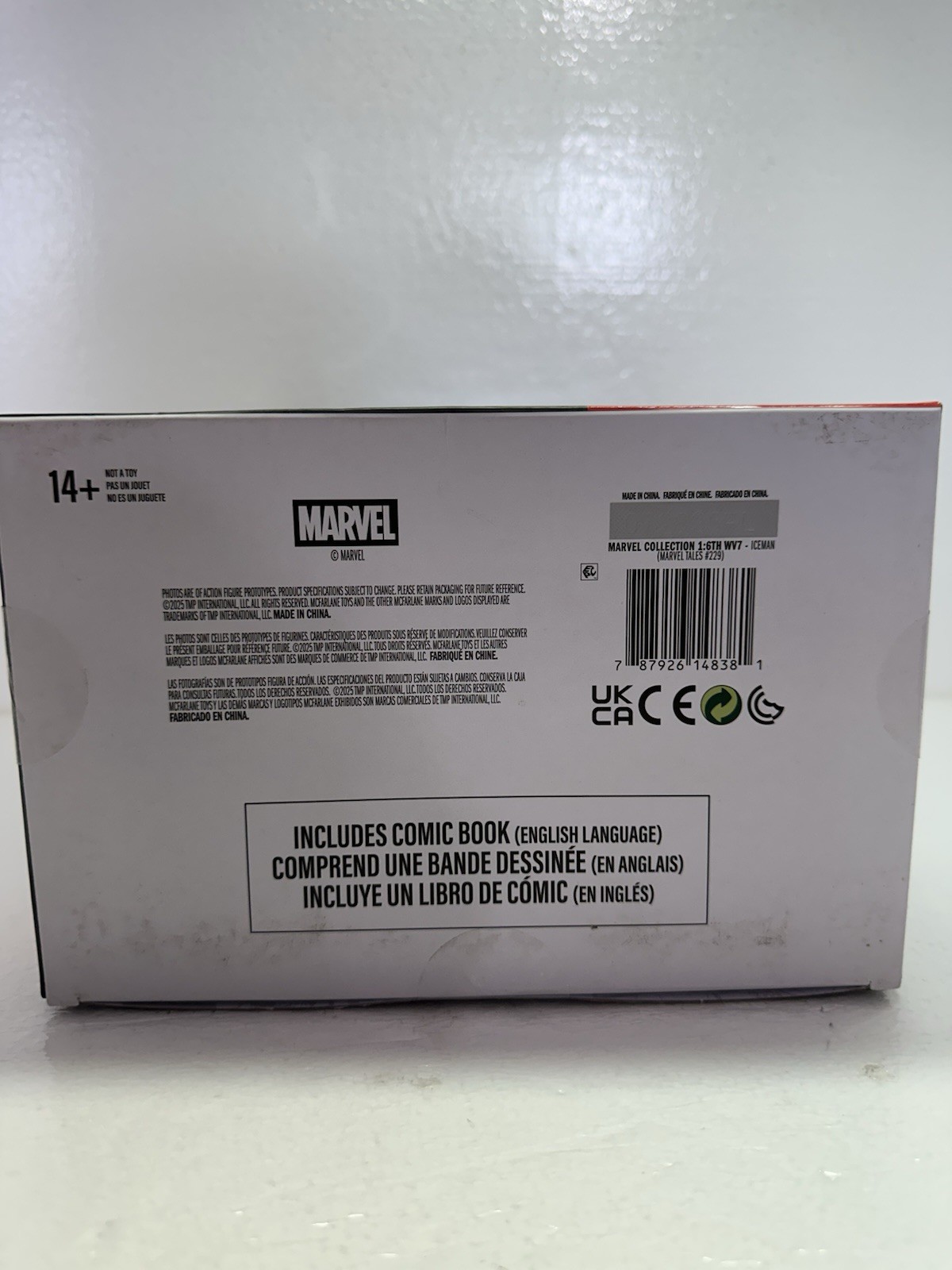 McFarlane Marvel Iceman 1:6 Statue Red Platinum Edition Marvel Tales #229 WV7 🆕