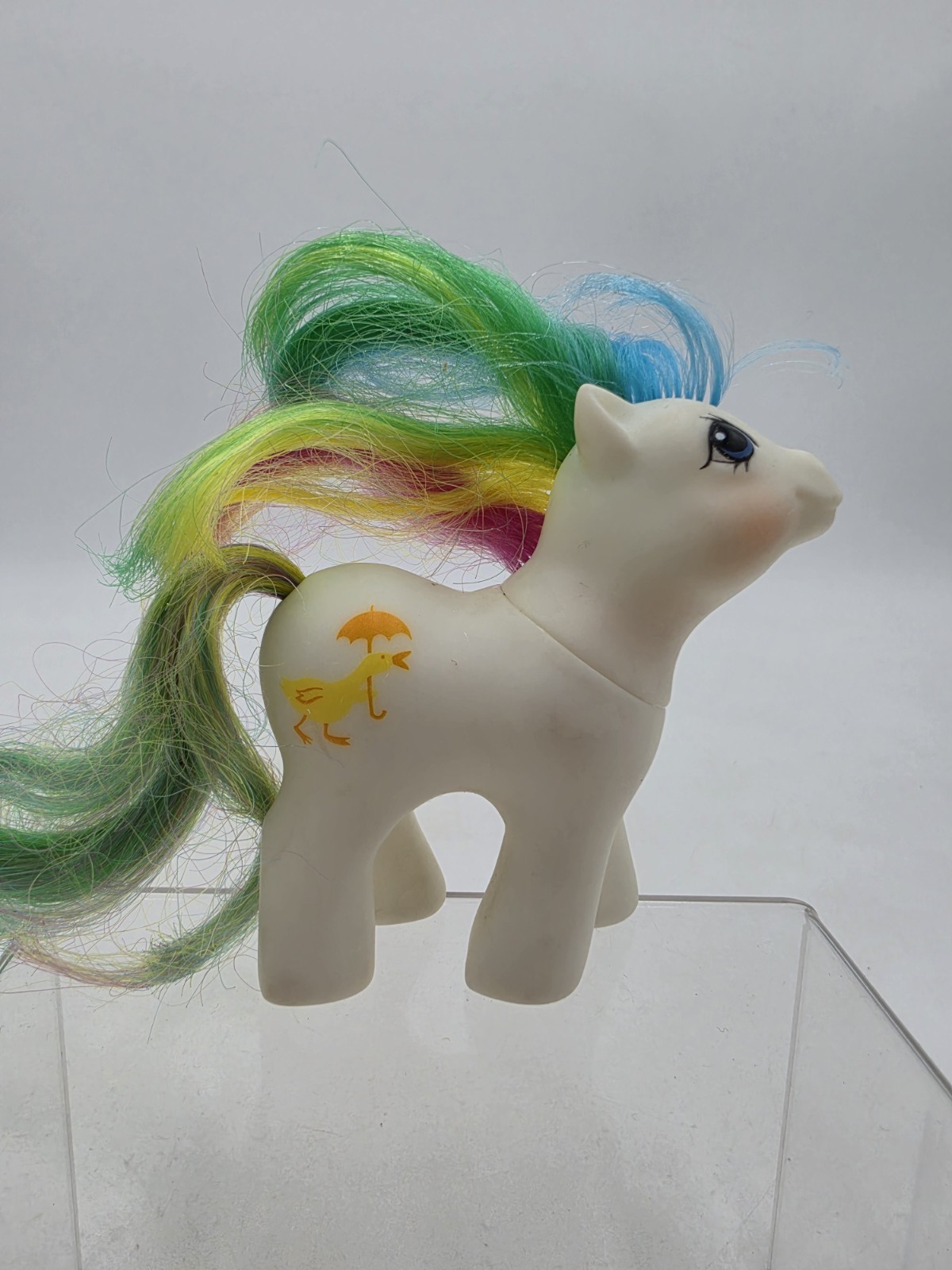MLP G1 87 My Little Pony Vintage First Tooth FT Baby Quackers Duck Umbrella Pony
