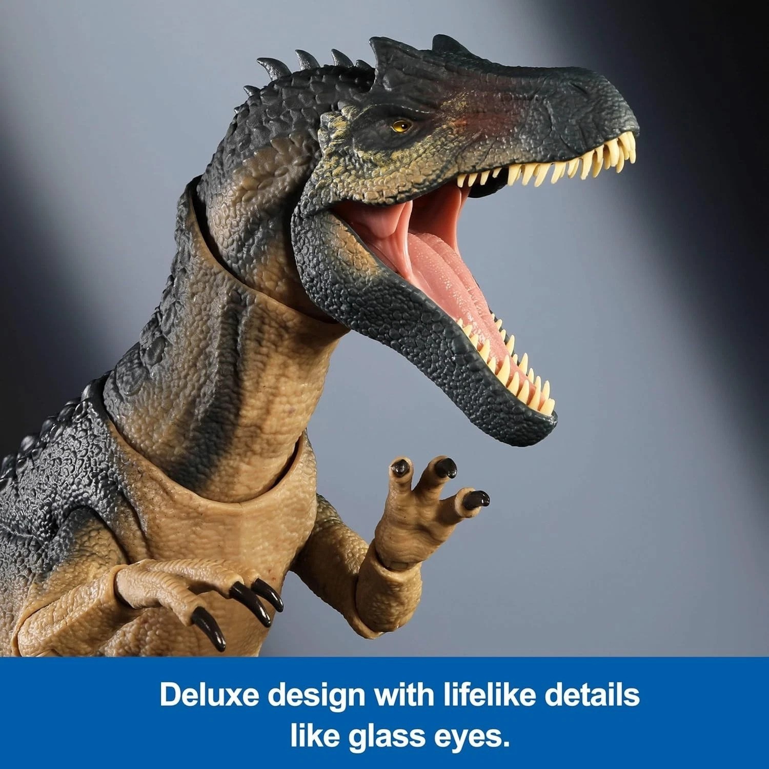 Jurassic World Allosaurus Hammond Collection Action Figure – 21″ Scale, Glass…