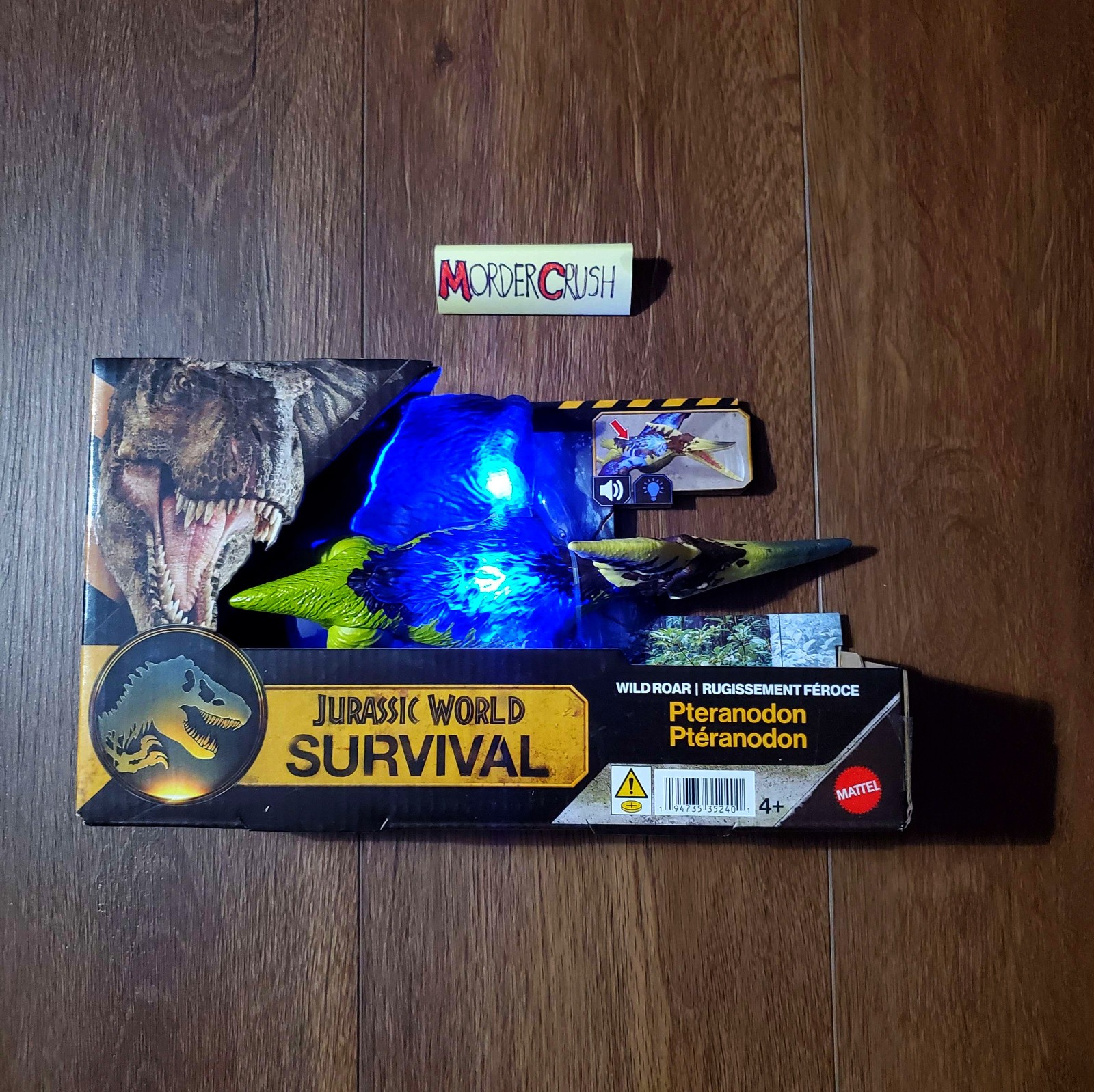 Pteranodon Jurassic World Survival Wild Roar NIB Really flap wings, call & Glows