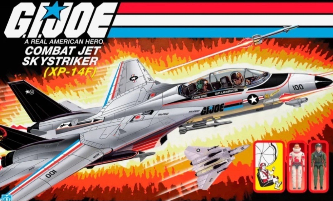 G.I. GI Joe Skystriker Fighter Jet Hasbro Haslab All Tier Unlocked SEALED