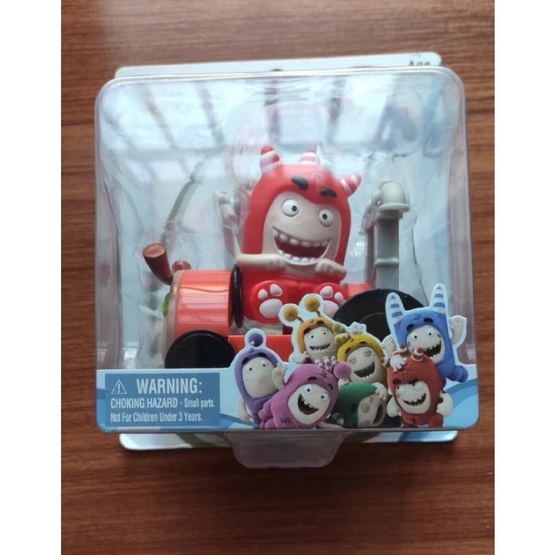 Oddbods Crash Derby Car Fuse Little Red Man 3″ Creative Figure Collectible