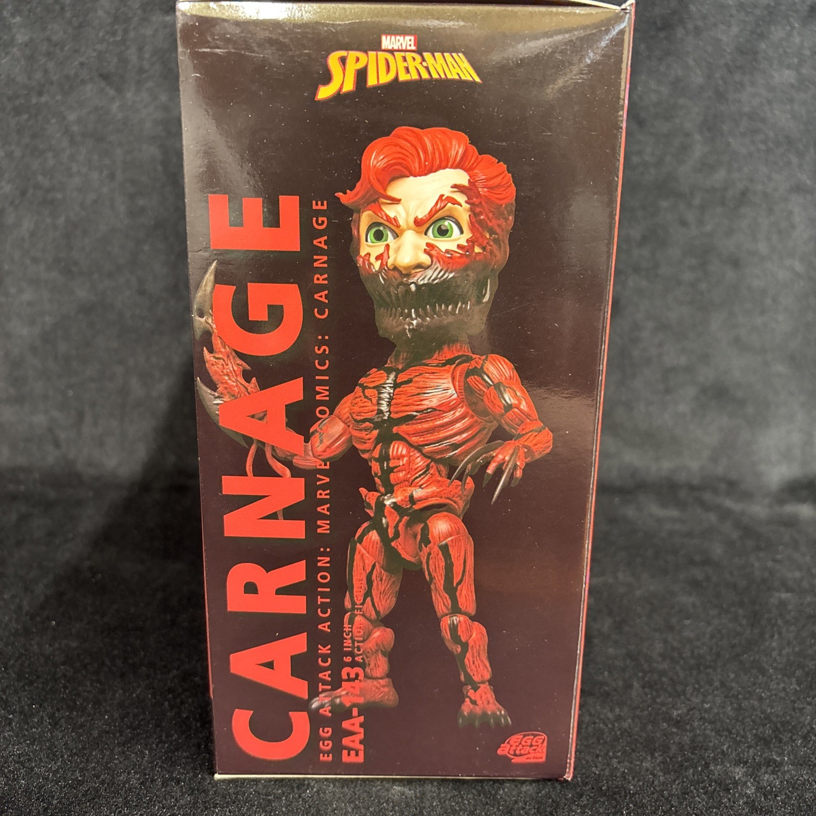 Beast Kingdom Egg Attack Action (EAA)-143 Carnage (Marvel Spider-man) NIB