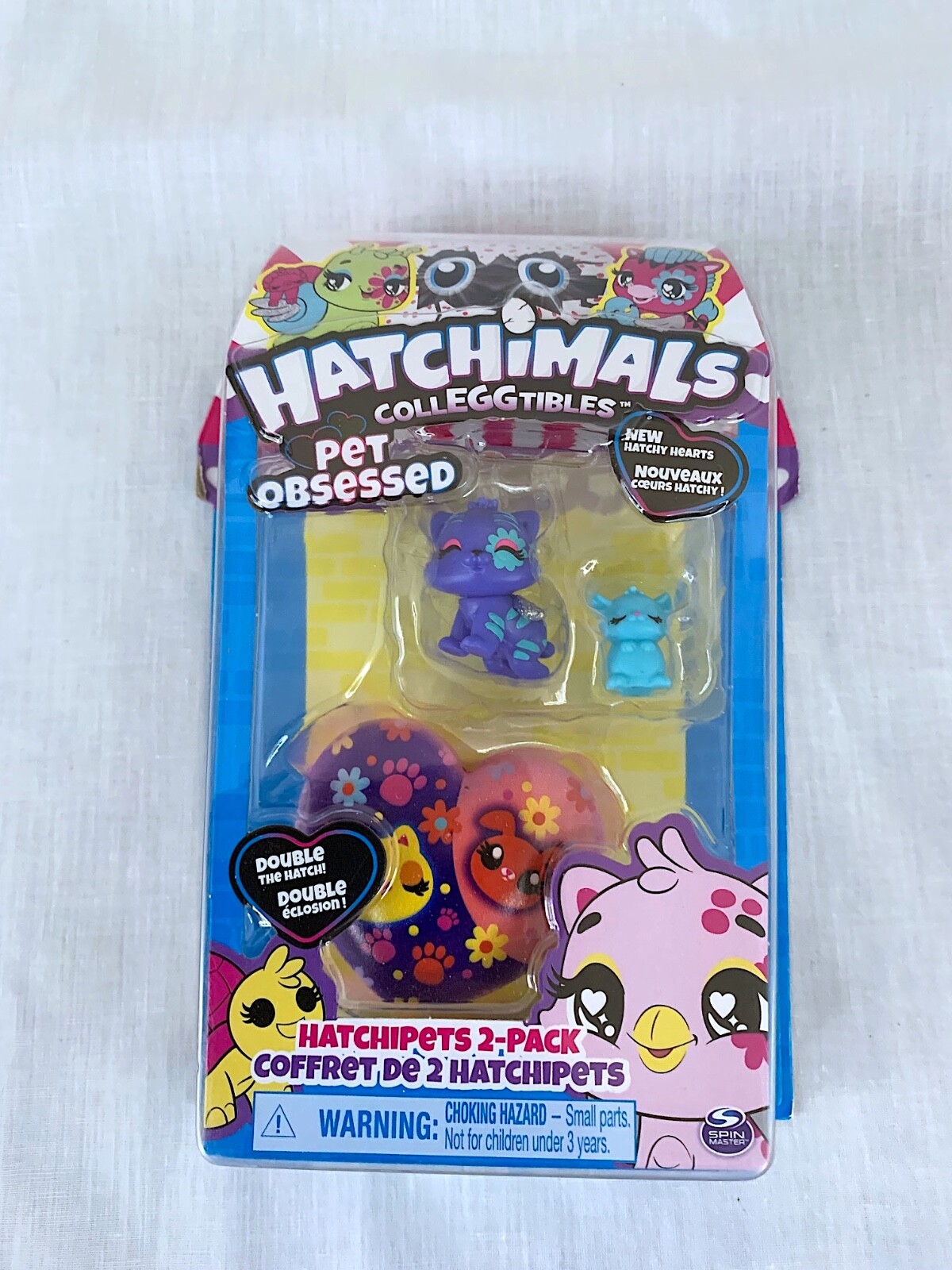 2016 Spin Master Hatchimals Colleggtibles Hatchipets Collectible Pets (Purple)