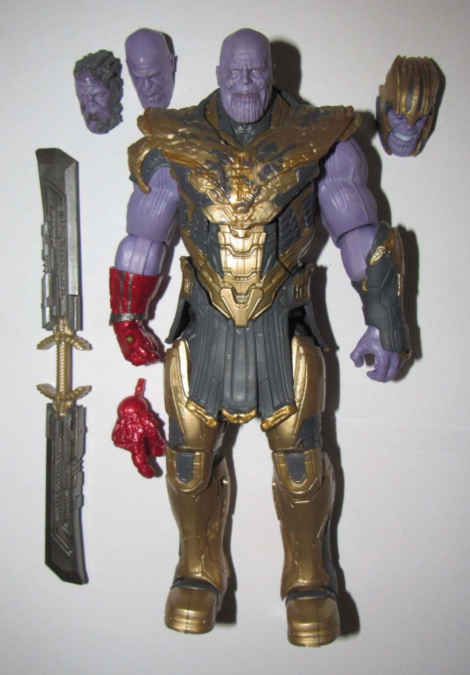 Marvel Legends figure Armored Thanos from 2 pack complete excellent