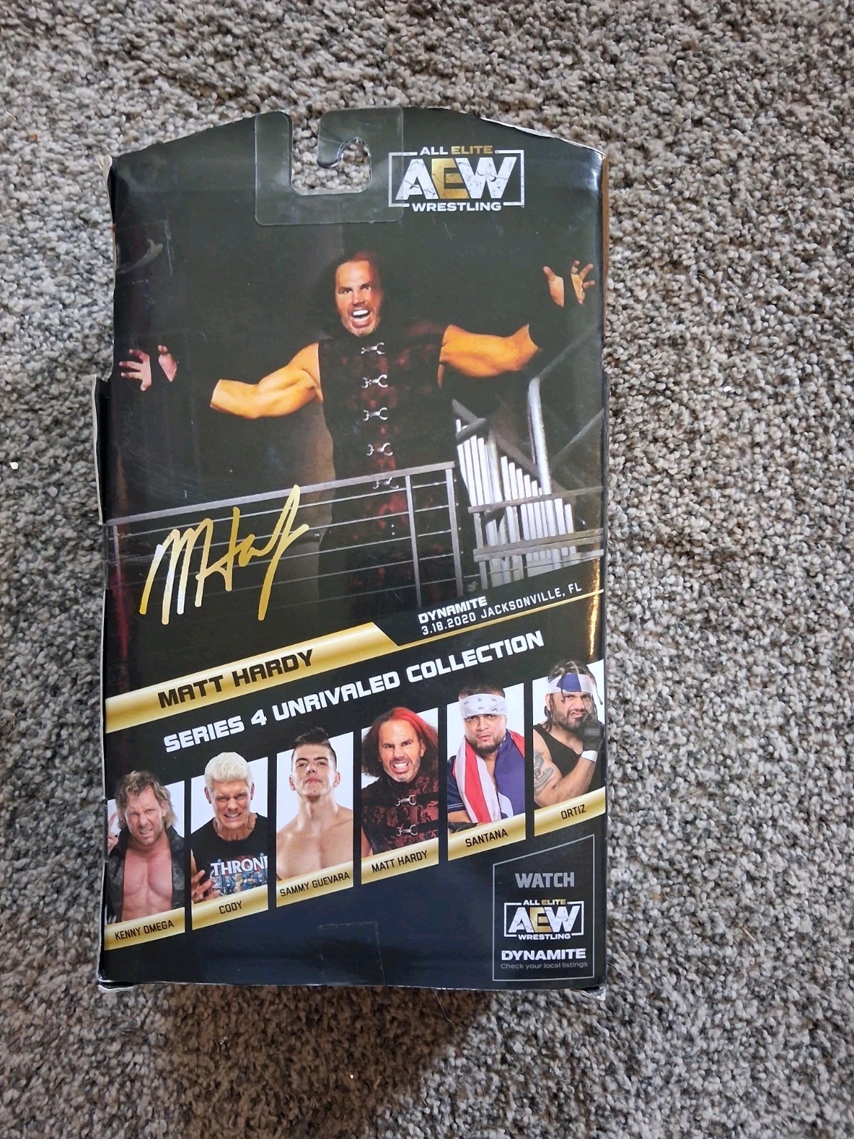 Lot AEW Wrestling Ring Cm Punk Sting Darby XL Shirt Kenny Omega Bucks Figure