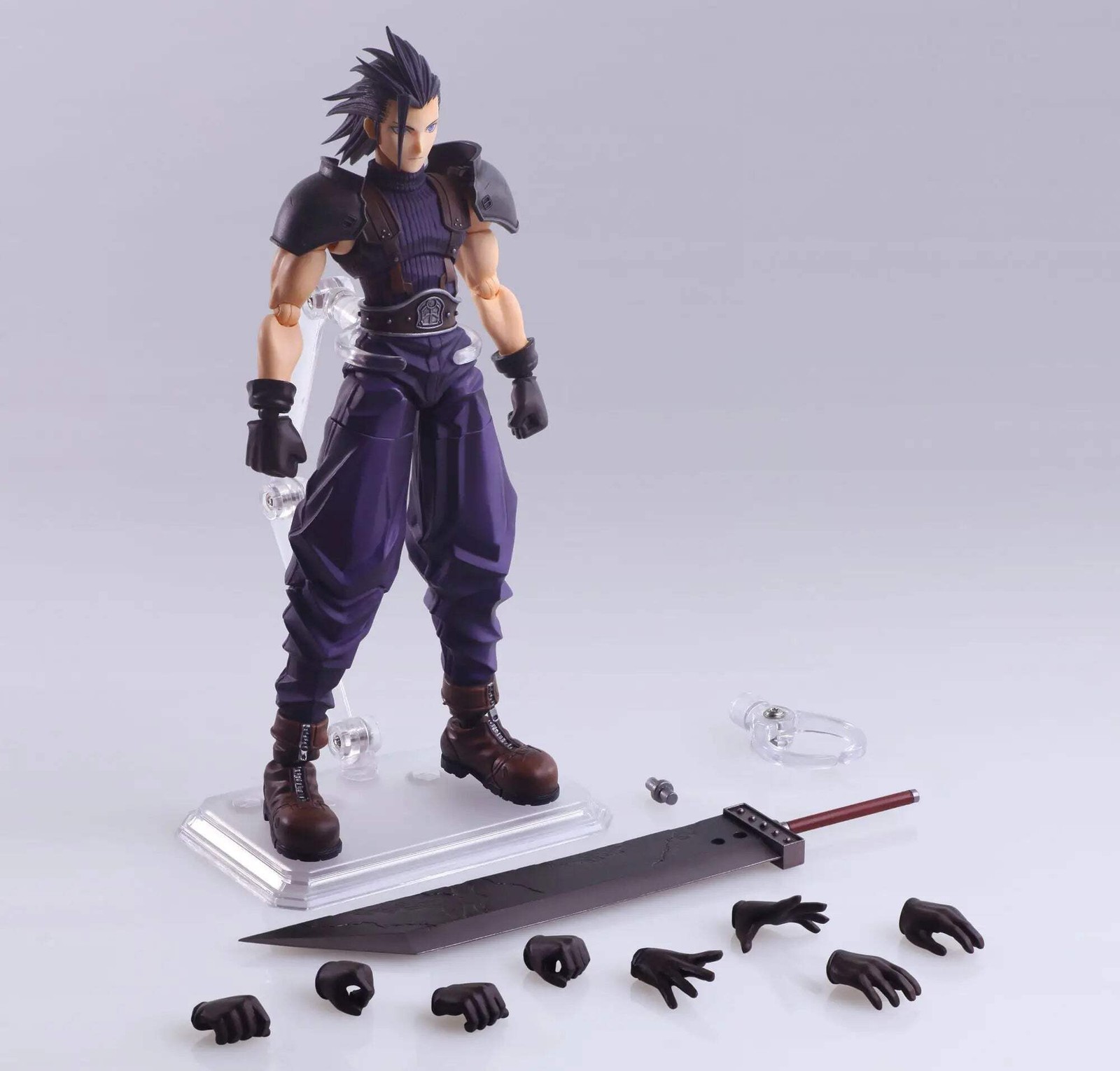 Bring Arts Final Fantasy VII Zack Fair Square Enix Action Figure US SELLER