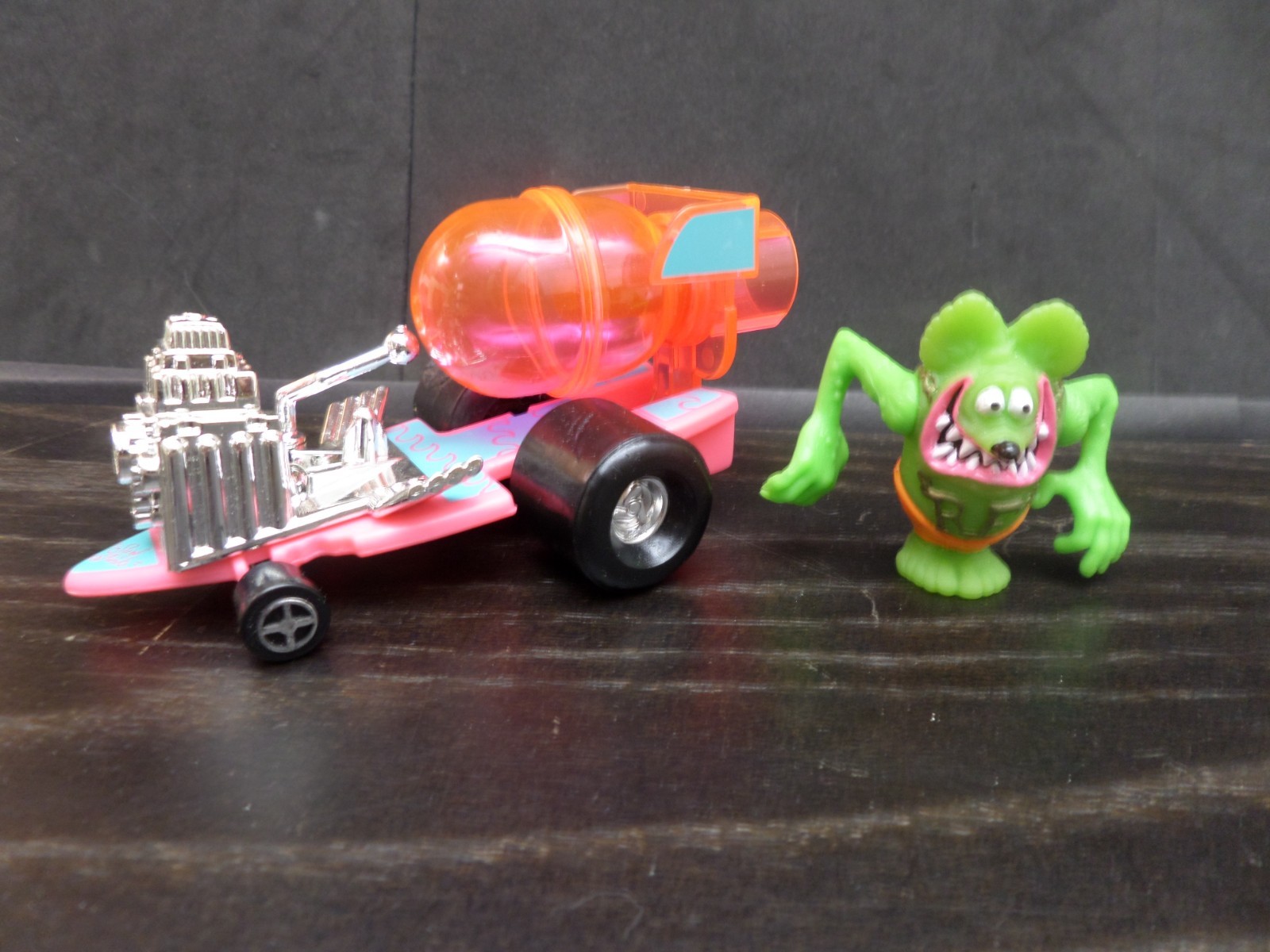 Vintage Rat Fink HydroRacers Rat Fink in Freeway Surfer 1990 Figure & Vehicle