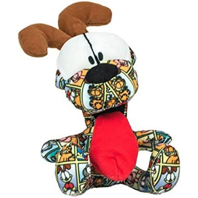 Large Sitting Odie Dog Garfield Plush Toy 10” Special Edition Sticker Bomb NWT