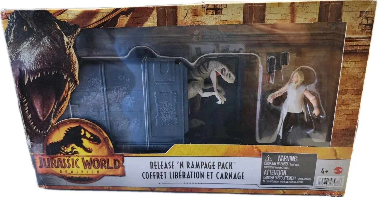 Jurassic World Dominion – Release N’ Rampage Park Pack JP Mattel BRAND NEW