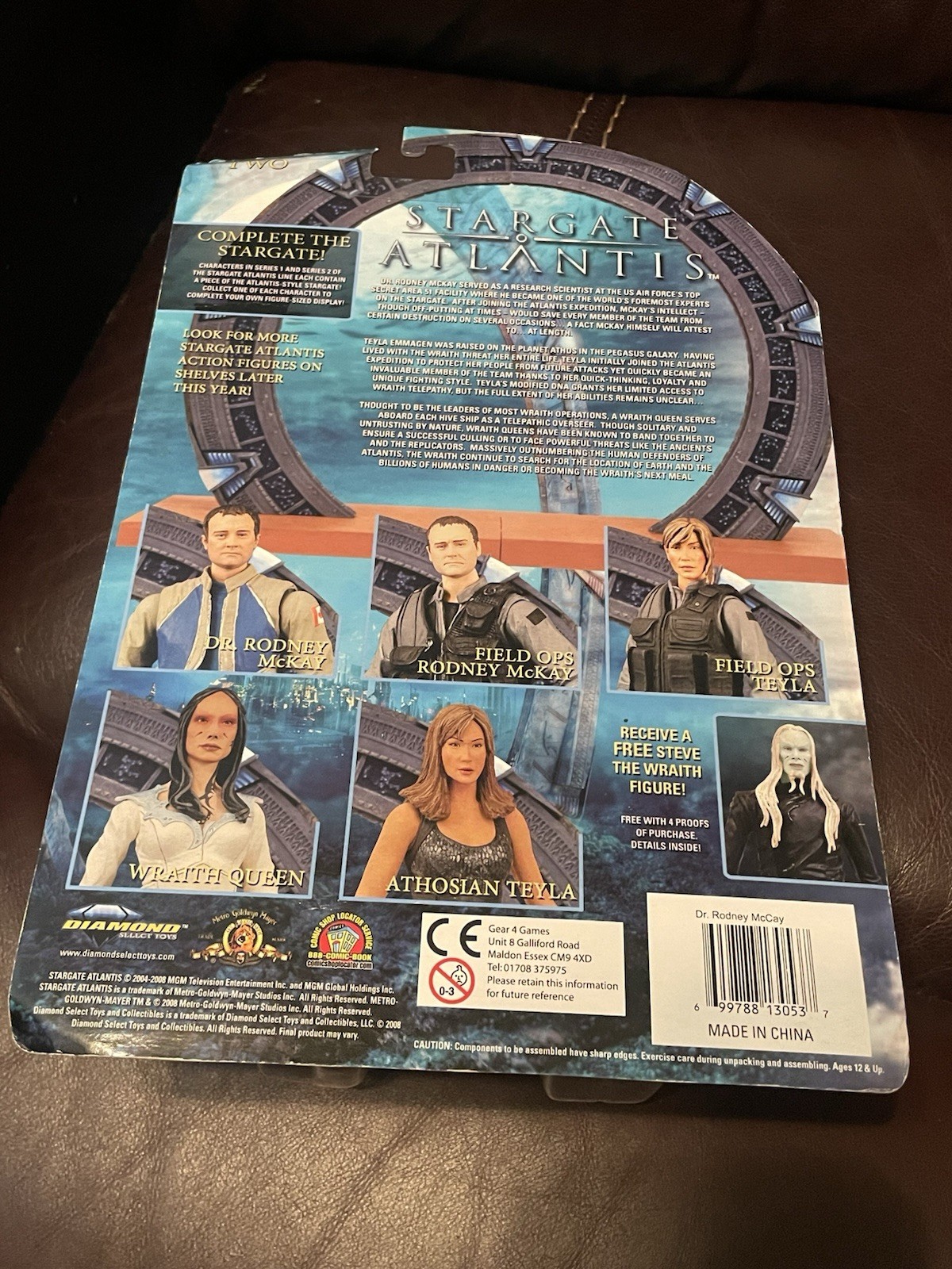 Diamond Select Stargate Atlantis Dr. Rodney McKay Series 2 Action Figure RARE