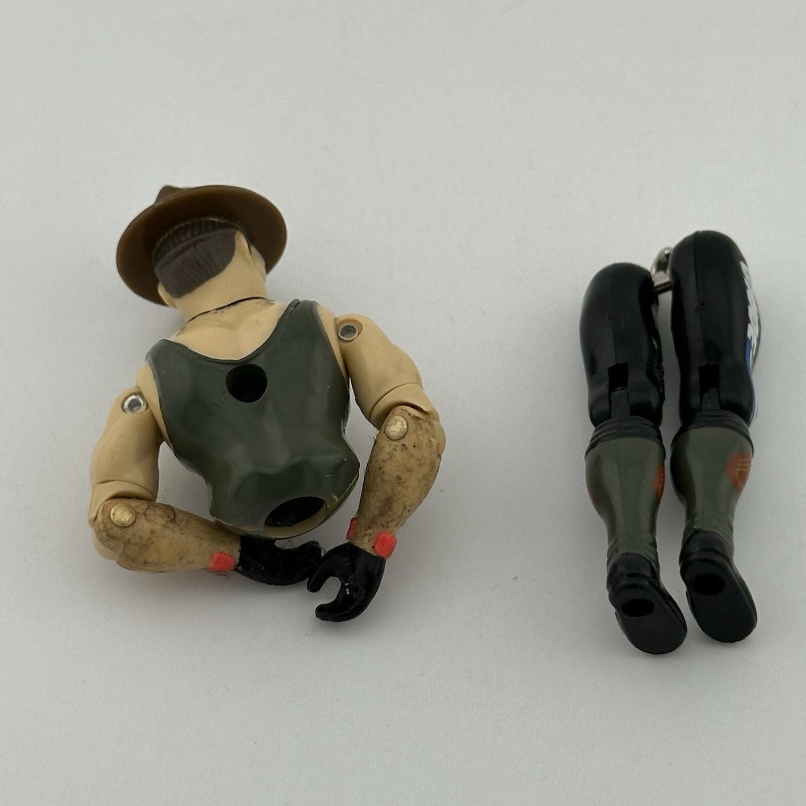 Vintage 1986 GI Joe Sgt Slaughter USA Mail-Away V1 Body PARTS ONLY Incomplete