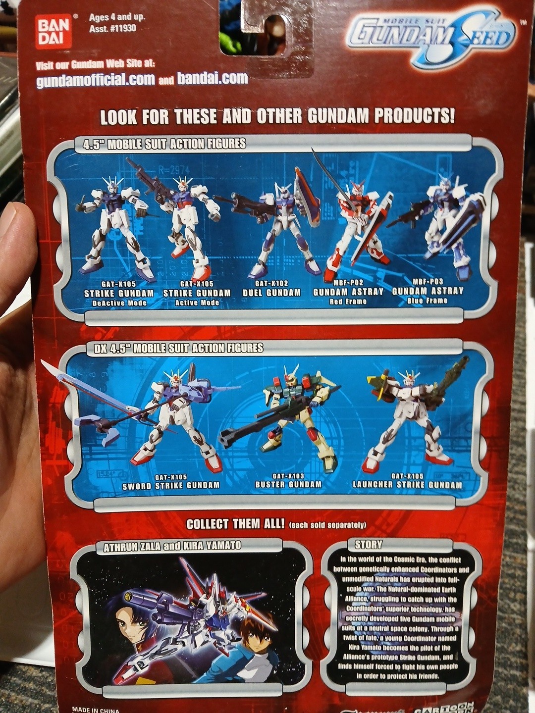 2x NOC Mobile Suit Gundam Seed Figures Deluxe Launcher Strike & Active Mode NIP