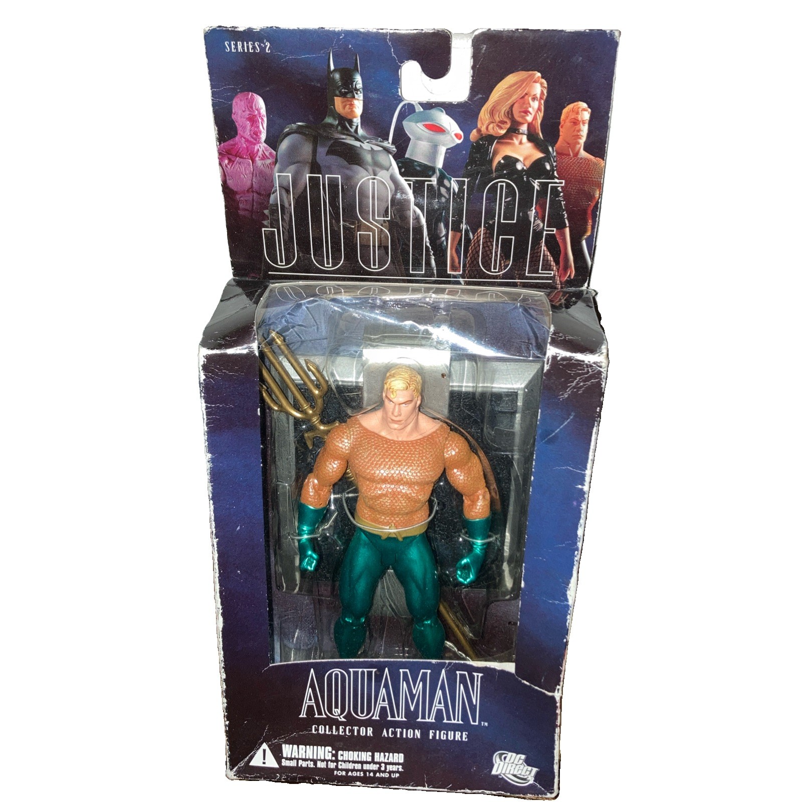 DC Direct Justice League Aquaman Series 2 Alex Ross Figure New in Box
