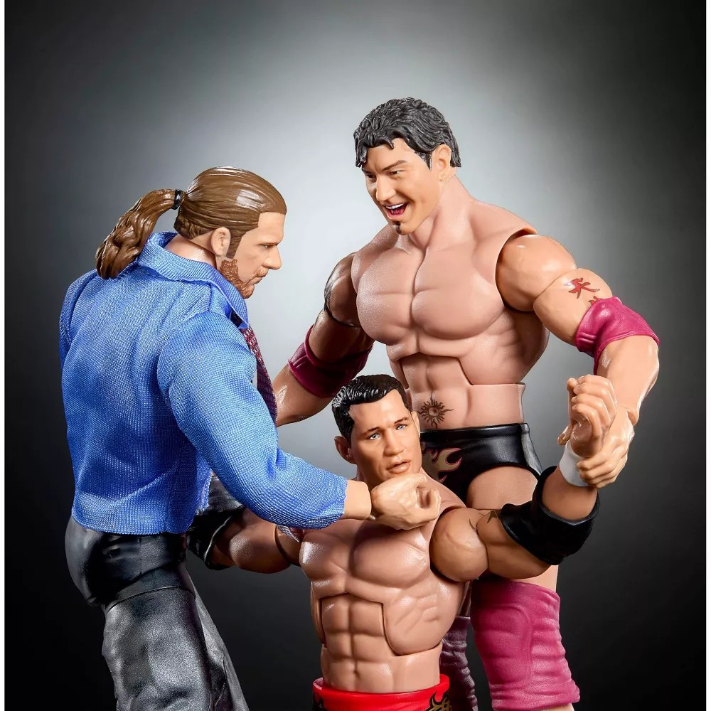 WWE Elite Collection Evolution 3-Pack Triple H Batista Randy Orton *Damaged Box*