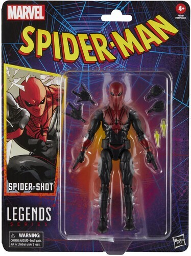 Marvel Legends Spider-Man Retro What If Spider-Shot 6″ Action Figure Brand New