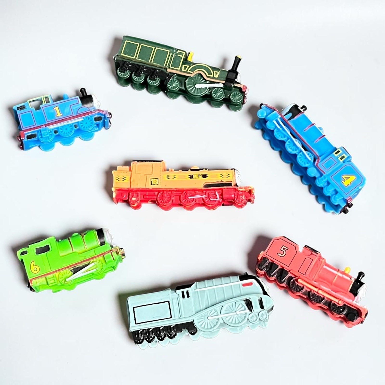 Thomas The Train Mini Figures PVC Tank Engine Vinyl Small Cake Topper Lot 7pc