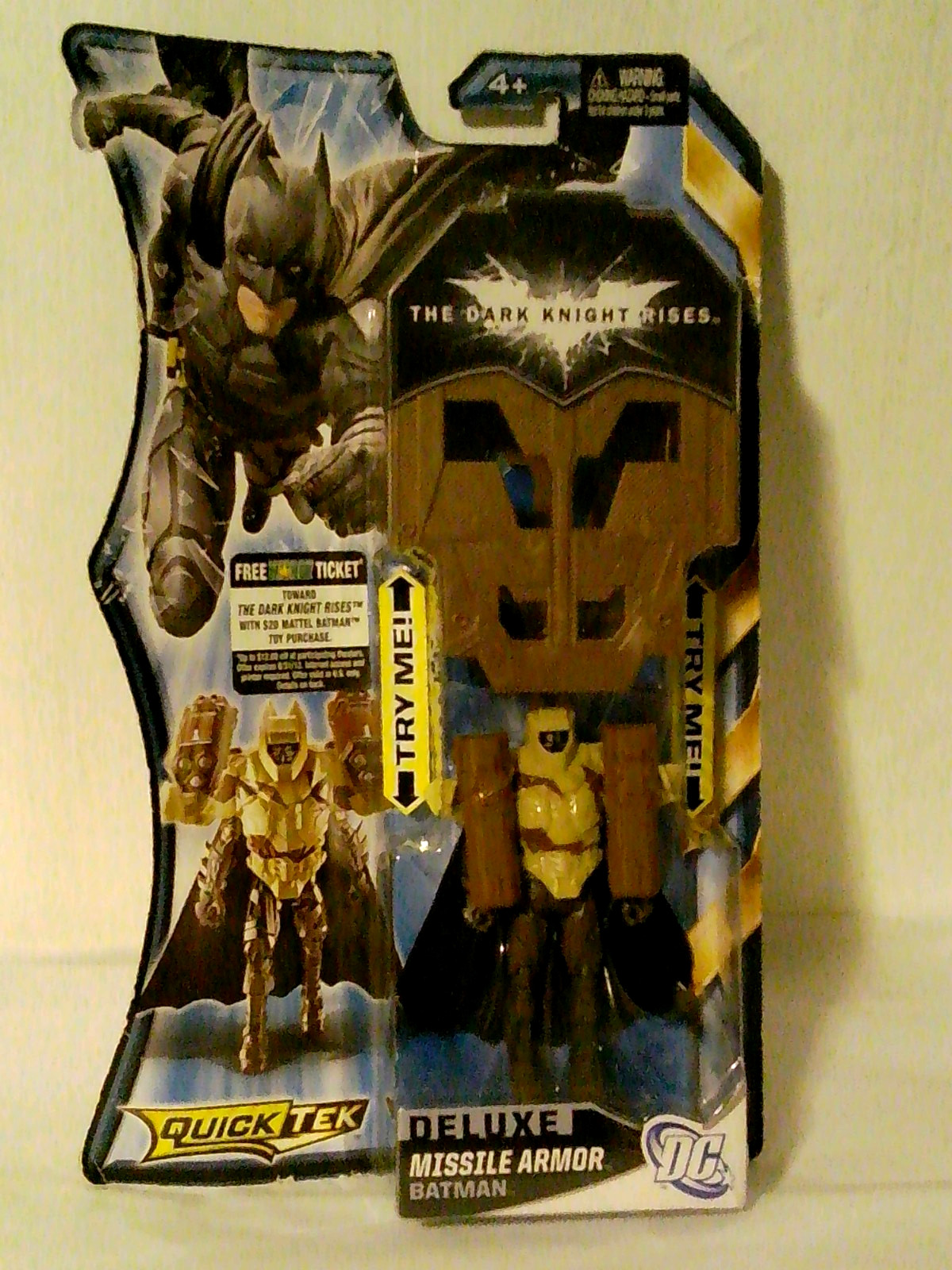 DC Batman Deluxe Missle Armor Batman The Dark Knight Rises