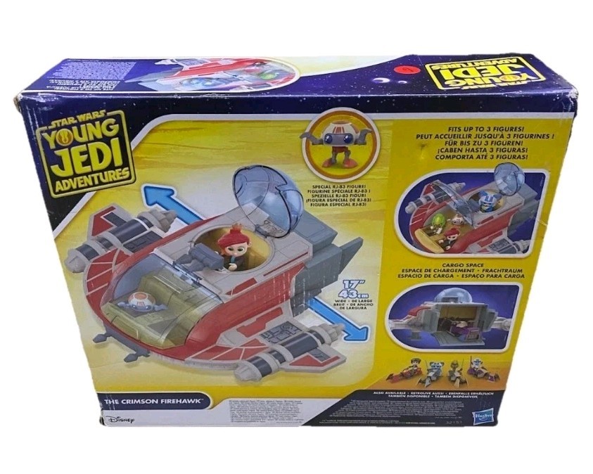 Disney Star Wars Young Jedi Adventures The Crimson FireHawk Playset
