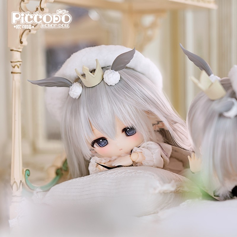 Piccodo Haneko Alice Moth Twins 13.6cm/5.3In Bjd Dressable Action Figure Gift