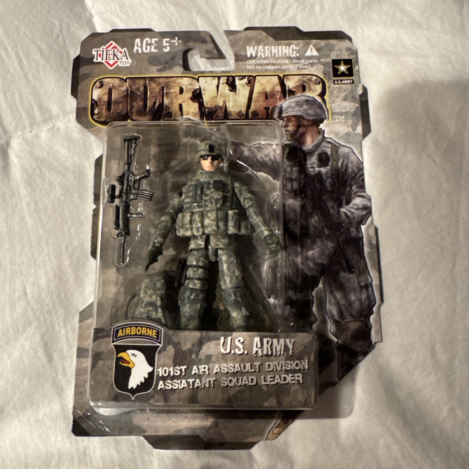 Our War 101st AIRBORNE Air Assault Division U. S. ARMY Squad Leader by Tieka NEW