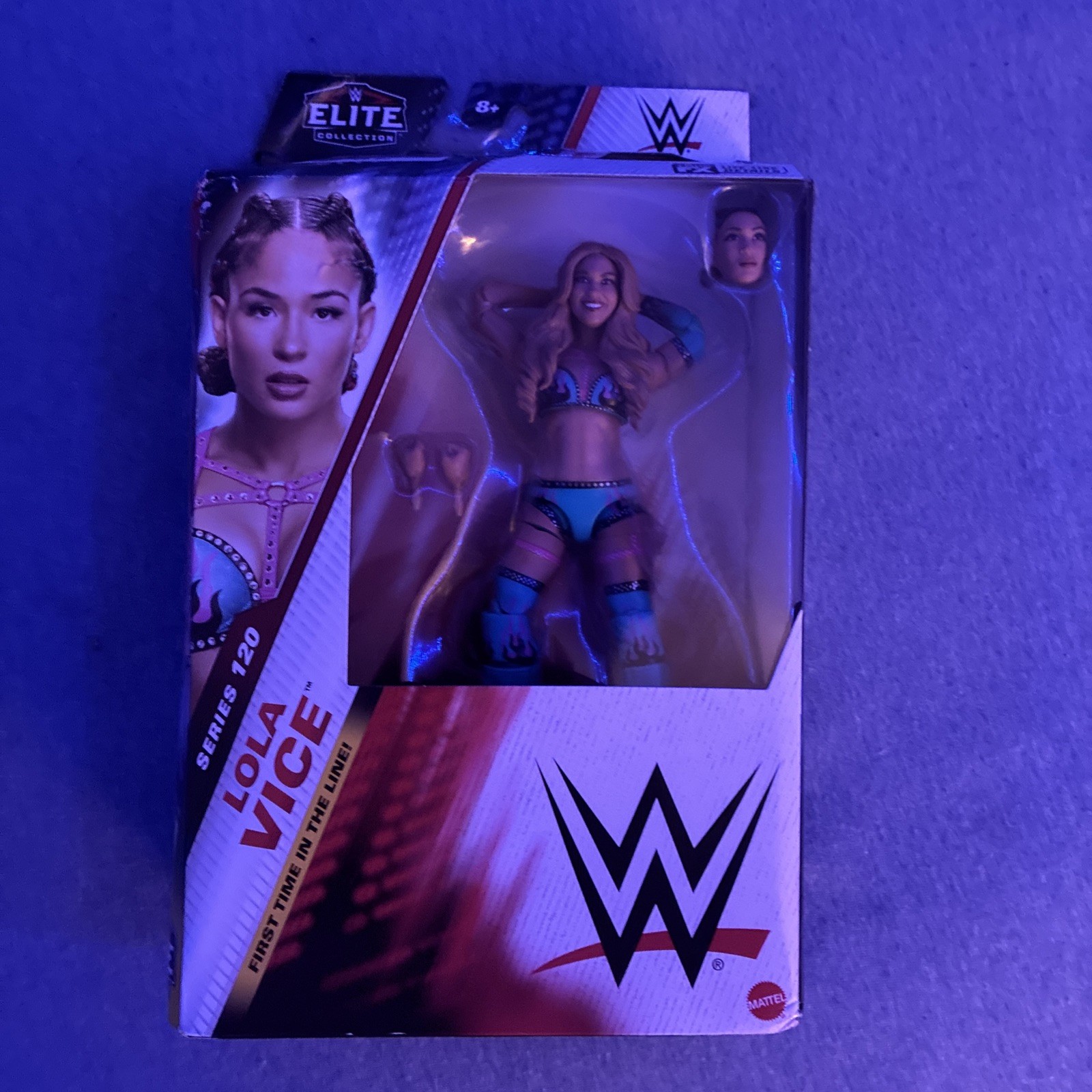 Mattel WWE NXT Elite 120 Lola Vice MOC FIRST TIME IN THE LINE BRAND NEW