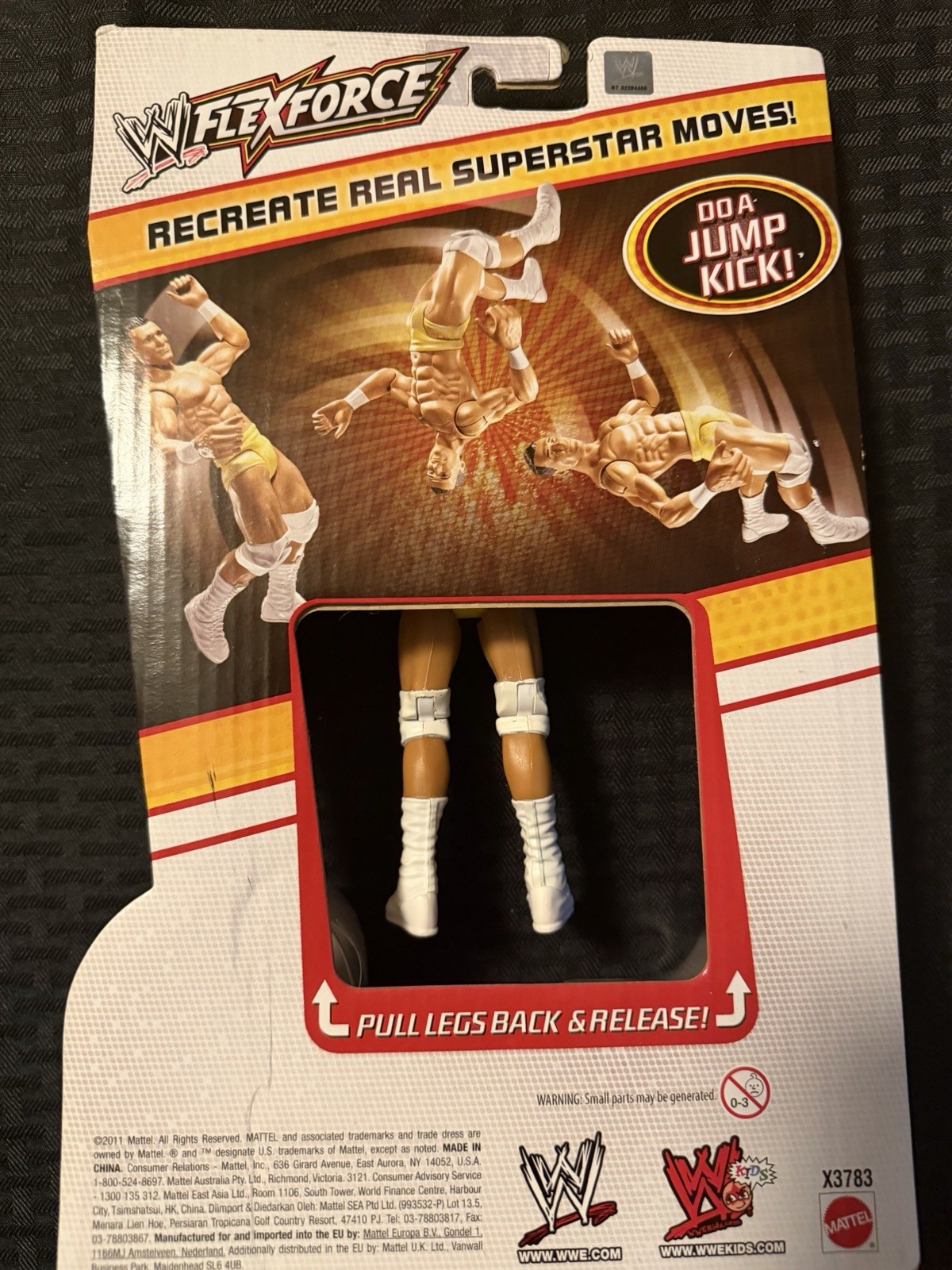 WWE ALBERTO DEL RIO FLEX FORCE FLIP KICKING’ ACTION FIGURE DO A JUMP KICK