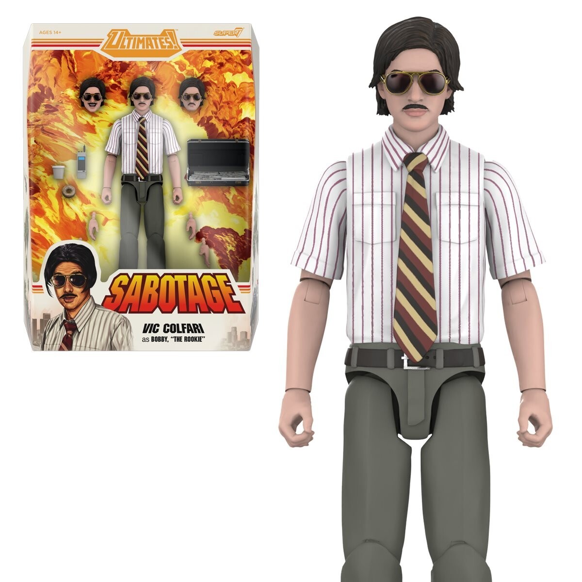 Super7 Beastie Boys Ultimates Sabotage VIC COLFARI BOBBY ROOKIE Figure Ad Rock