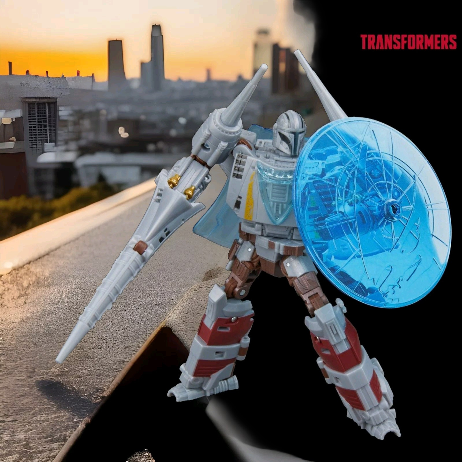 TRANSFORMERS STAR WARS MANDALORIAN N-1 STARFIGHTER THIS IS THE WAY! IN HAND! 🔥