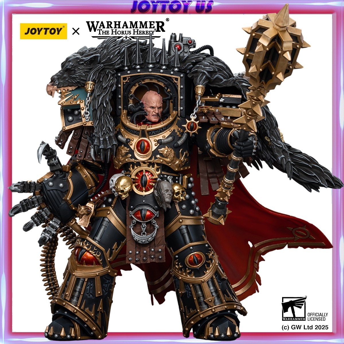 JOYTOY Warhammer 40K Sons of Horus Warmaster Horus Primarch of the XVlth Legion