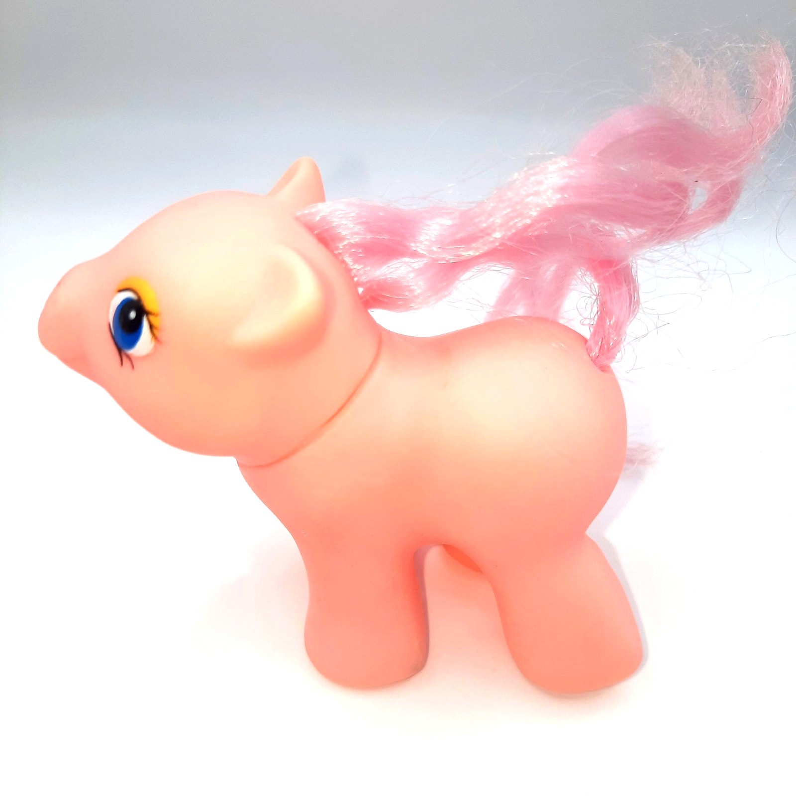 My Little Pony G1 Fakie Newborn Mold Dollar Store Peach Vintage Hasbro MLP
