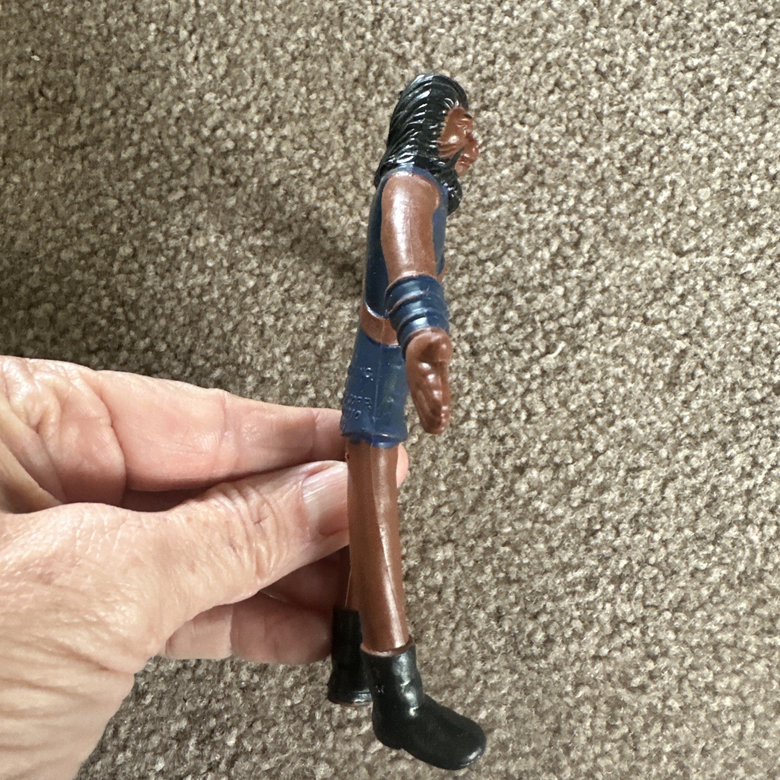 Vintage 1967 MEGO Planet Of The Apes Soldier Ape Bend N Flex Action Figure Bendy
