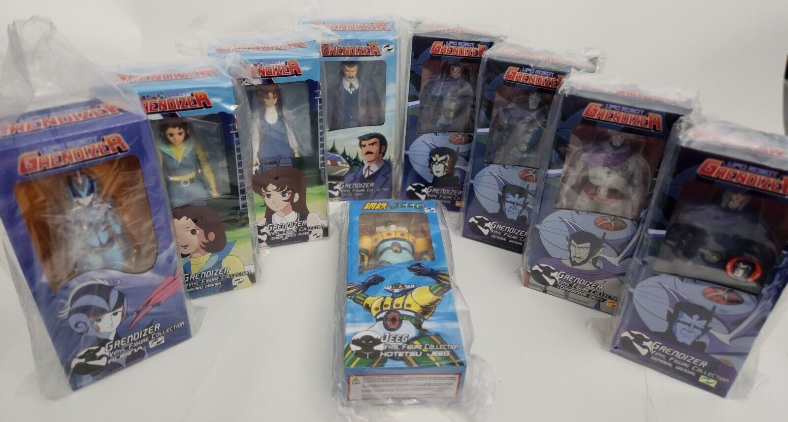 HL Pro Grendizer 9 inch Combo Gandal, Lady Gandal & Commander Gauss figures (3)