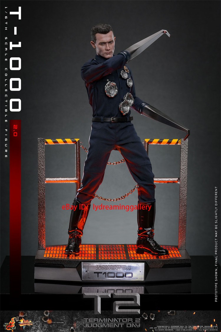 Hot Toys MMS774 Terminator 2：Judgment Day T-1000 2.0 1/6 Limited Action Figure