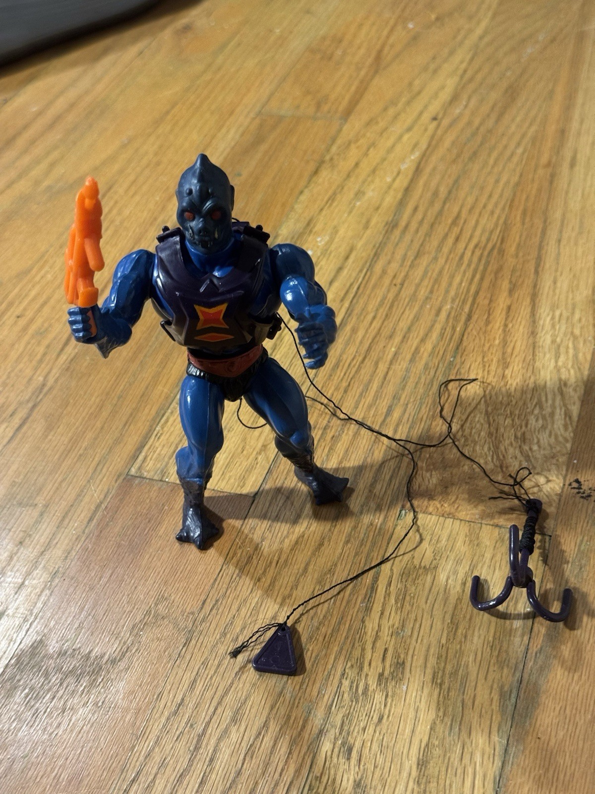 Vintage 1984 Wave 3 He-Man MOTU Webstor Soft Head 100% Complete Malaysia Mattel