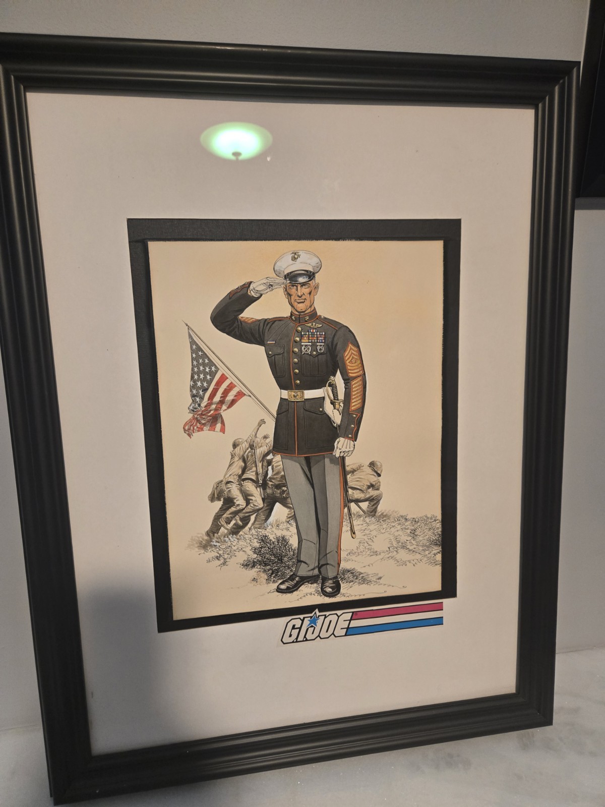 GI Joe 1987 Gung Ho Original Presentation Artwork! 250th Anniversary July 4th.