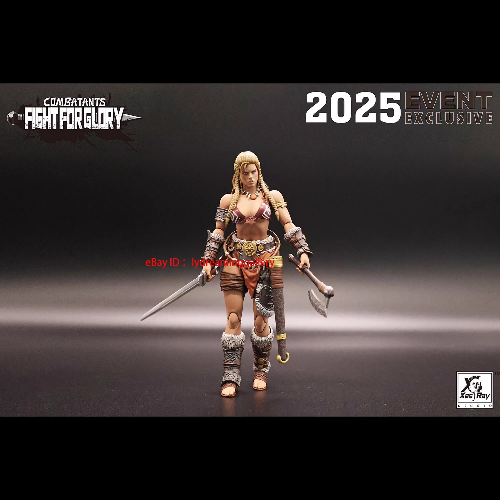 Xesray 2025WF Gladiator Glory GOLD HILDR 1/12 Limited Edition Action Figure