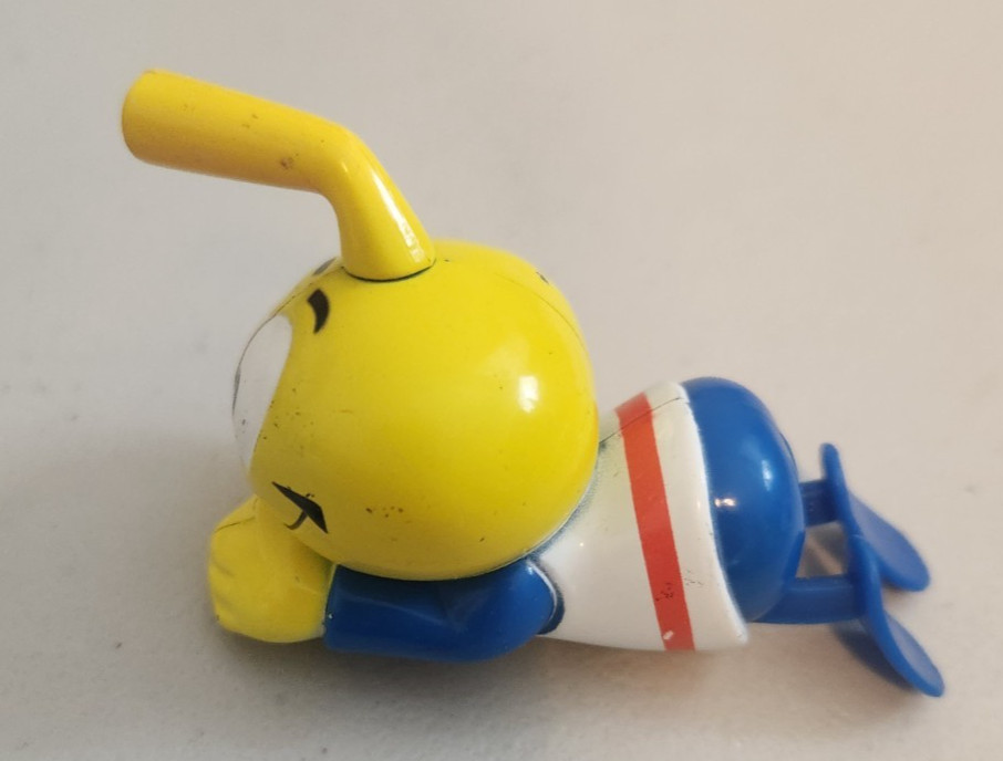 Vintage Tooter Snorks Wind Up Swimmer Swimming Figures 1984 Tomy WORKS