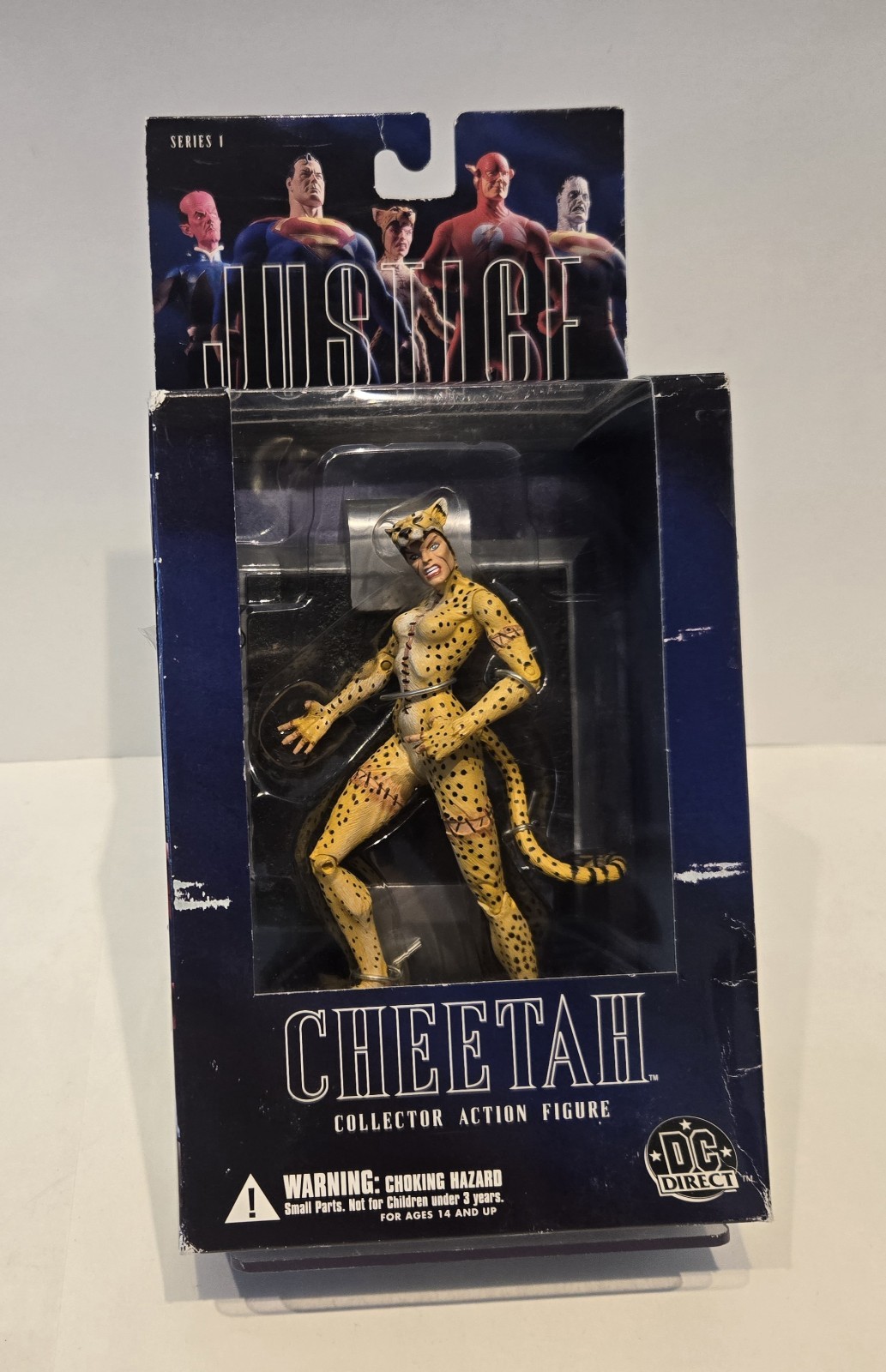 DC Direct Justice League Alex Ross Cheetah 7″ Action Figure New Sealed 2005
