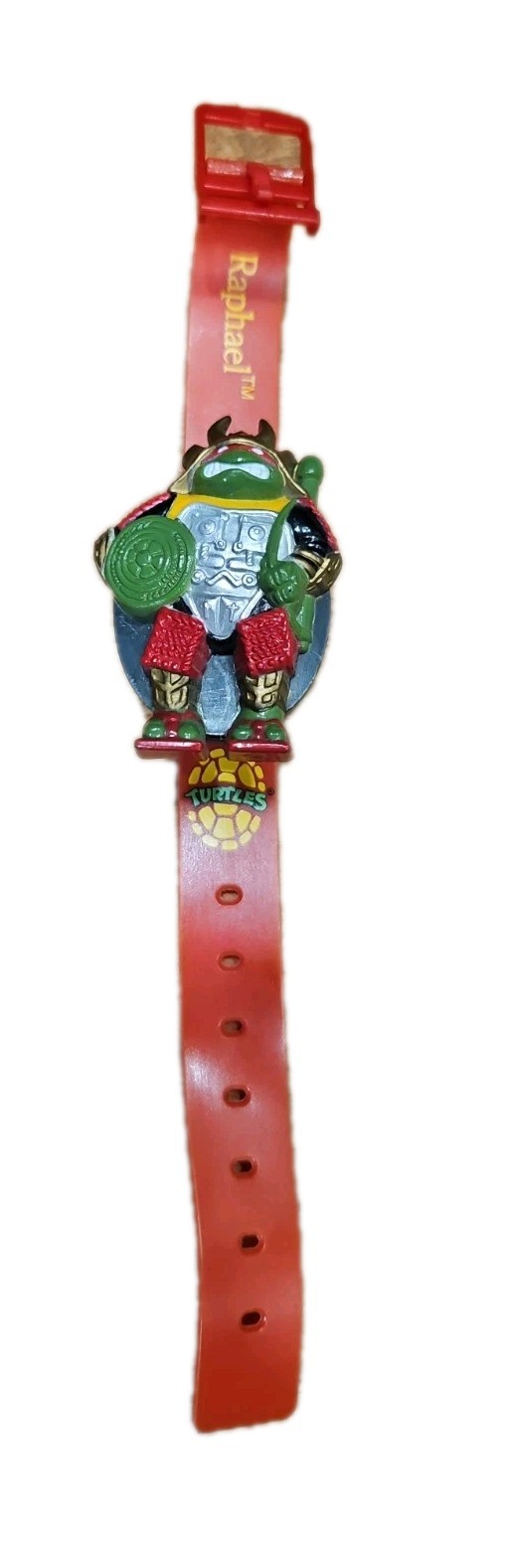 Rare 1990 Teenage Mutant Ninja Turtles TMNT Raph Space Cadet Watch Untested