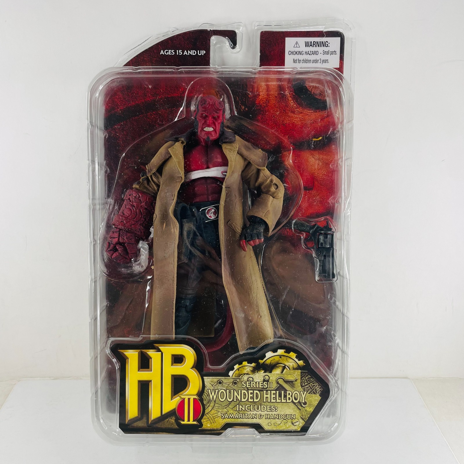 Wounded Hellboy Series II 7″ Action Figure 1/12 Doll w/Samaritan & Handgun