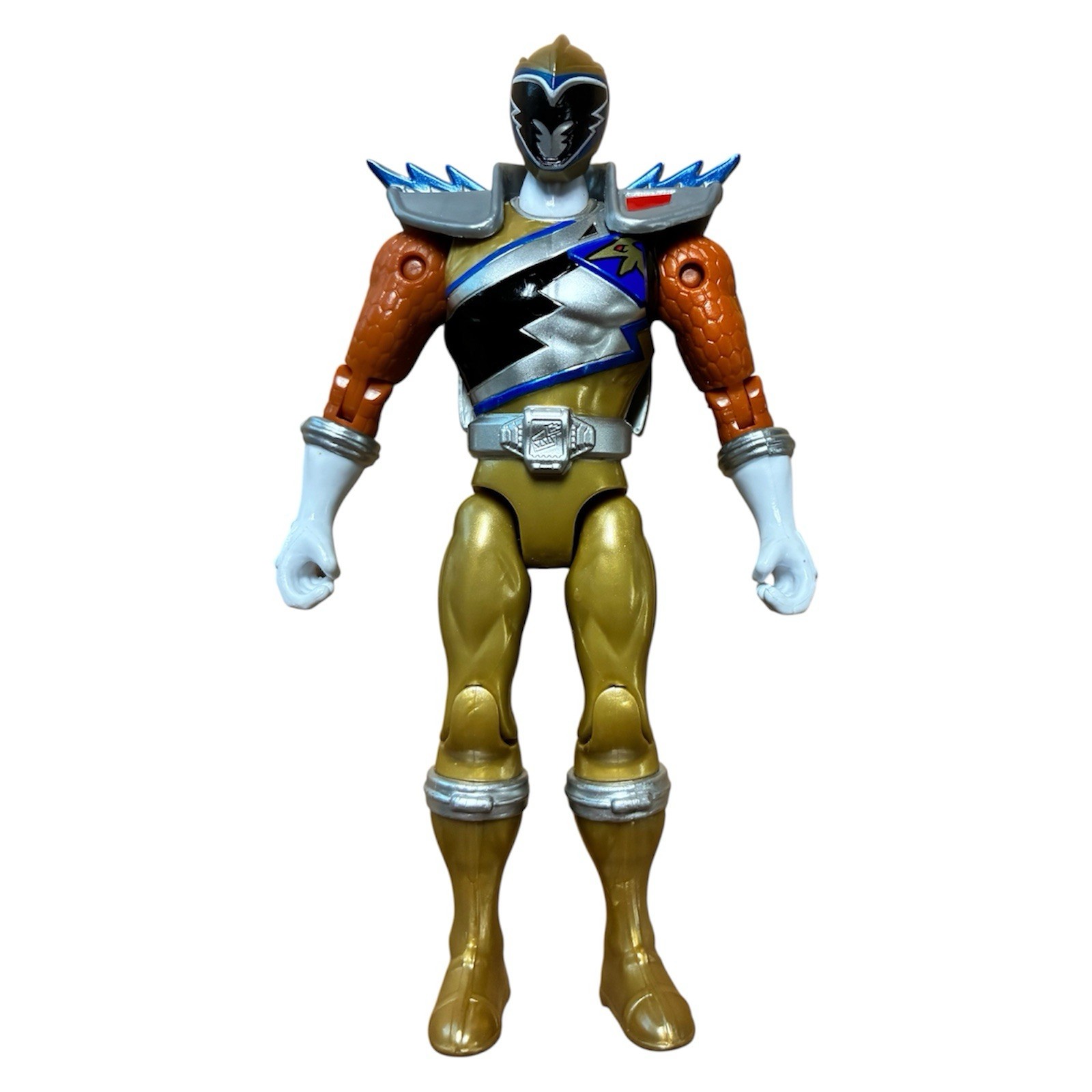 Power Rangers Dino Charge Gold Action Hero Figure Bandai 5″ Loose #42209