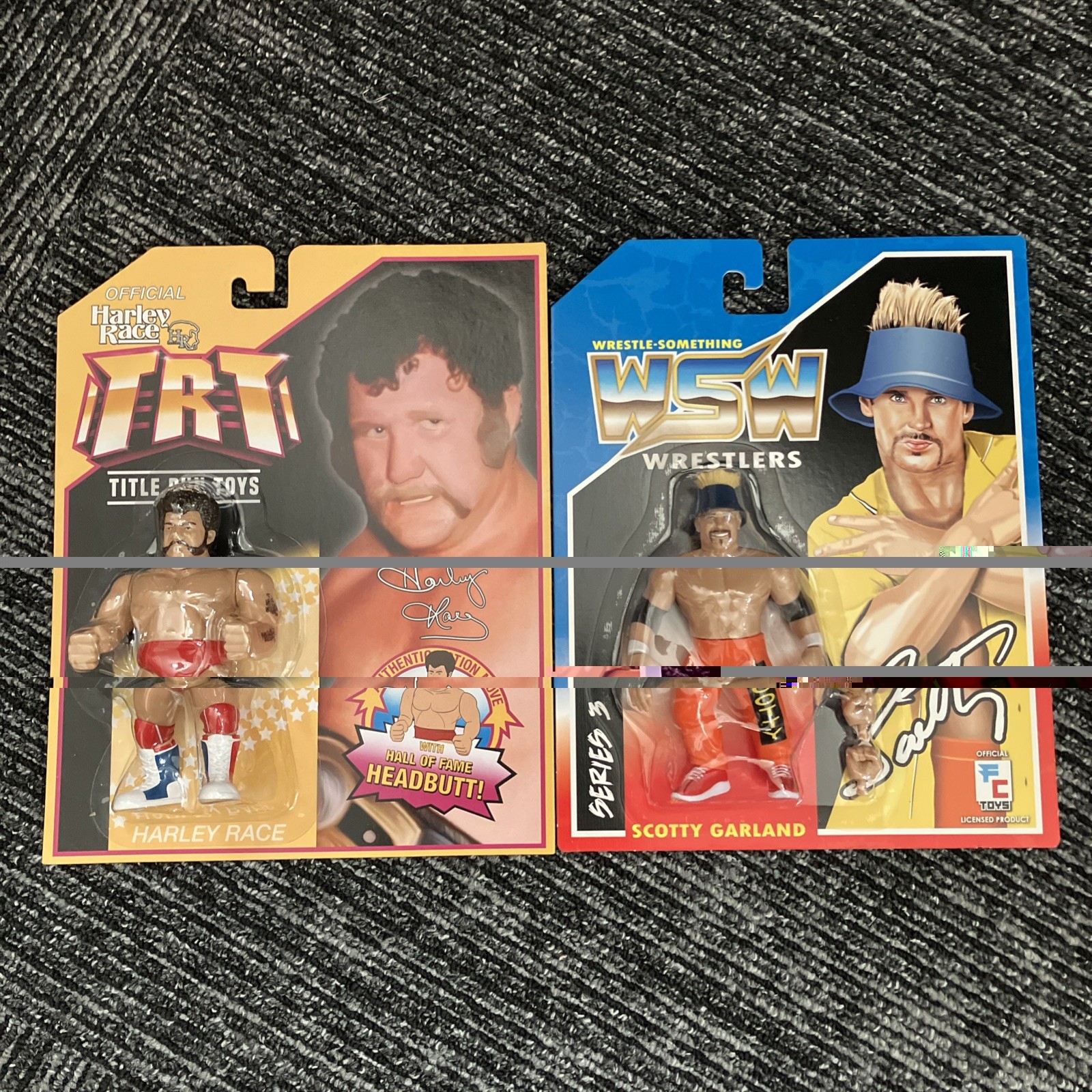CARD DMG FC Toys Retro Wrestling Figures WWE Retro Wwf hasbro